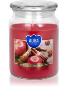BISPOL Premium Line Apple - Cinnamon dišeča sveča 500 ml