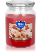 BISPOL Premium Line Raspberry Cloud dišeča sveča 500 g