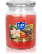 BISPOL Vanilla & Amber dišeča sveča 500 ml
