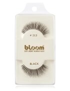 Bloom Natural lepilne trepalnice iz naravnih las No. 213 (Black) 1 cm