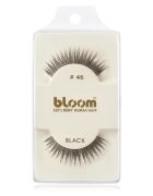 Bloom Natural lepilne trepalnice iz naravnih las No. 46 (Black) 1 cm