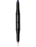 Bobbi Brown Long-Wear Dual-Ended Cream Shadow Stick senčila za oči v svičniku duo odtenek Silk / Rich Navy 1.6 g