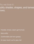 Bobbi Brown Natural Brow Shaper gel za obrvi odtenek Soft Black 44 ml