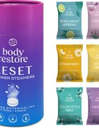 Body Restore Reset Shower Steamers tablete za prho dišave Spring Botanical Mix 6 kos
