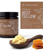 Body Restore Whipped Beef Tallow Balm Unscented hranilna krema za telo brez dodanih dišav 71 g