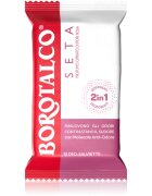Borotalco Soft Talc & Pink Flower Deo Wipes osvežilni vlažilni robčki za noge telo in podpazduhe 12 kos