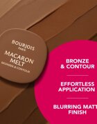 Bourjois Macaron Melt Bronzer & Contour bronzer in puder za konture 2 v 1 odtenek 03 Caramel Macchiato 5 g