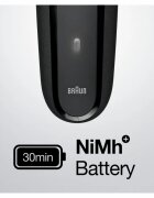 Braun Series 3 300 električni brivnik Black 1 kos