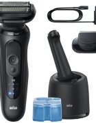 Braun Series 5 52-N7200cc električni brivnik s čistilno in polnilno postajo SmartCare Black 1 kos
