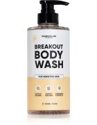 breakout + aid Body Wash gel za prhanje proti aknam z AHA- in BHA-kislinami 500 ml