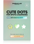breakout + aid Cute Dots For Spots and Blemishes lokalna nega proti aknam s salicilno kislino 48 kos