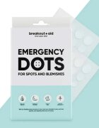 breakout + aid Emergency Dots For Spots and Blemishes lokalna nega proti aknam za obraz dekolte in hrbet s Tea Tree olji 72 kos