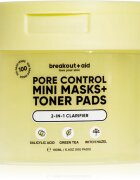 breakout + aid Pore Control Mini Masks + Toner Pads tonizirajoče blazinice s salicilno kislino 100 kos