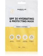 breakout + aid SPF 30 Hydrating & Protecting Mask vlažilna tekstilna maska z vitaminom E 34 g