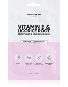 breakout + aid Vitamin E & Licorice Root revitalizacijska maska iz platna z vitaminom E 34 kos