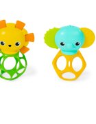 Bright Starts Soother Pals™ Easy-Grasp igrača z grizljajočim delom 3 m+ 2 kos