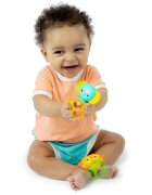 Bright Starts Soother Pals™ Easy-Grasp igrača z grizljajočim delom 3 m+ 2 kos