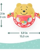 Bright Starts Winnie the Pooh Jingle & Shake Oball ropotuljica 0m+ 1 kos