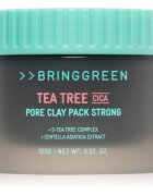 BRINGGREEN Tea Tree Cica Pore Clay Pack Strong kremasta maska za mastno k aknam nagnjeno kožo 100 g