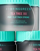 BRINGGREEN Tea Tree Cica Pore Clay Pack Strong kremasta maska za mastno k aknam nagnjeno kožo 100 g