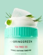 BRINGGREEN Tea Tree Cica Trouble Soothing Toner Pad tonizirajoče blazinice s pomirjajočim učinkom 90 kos