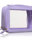 BrushArt Accessories Transparent make-up case kozmetični kovček Lilac 1 kos