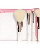 BrushArt Basic On-the-go Glam mini make-up brush set potovalni set čopičev s torbico mini