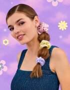 BrushArt Daisy Dreams Satin Scrunchies Set elastike za lase 3 kos