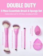 BrushArt Double Duty 5-Piece Essentials Brush & Sponge Set set čopičev