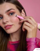 BrushArt Double Duty Concealer & Foundation brush čopič za tekoči puder in korektor obojestranski 1 kos