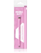 BrushArt Double Duty Eyeliner & Eyeshadow brush čopič za nanašanje senčil in črtal za oči obojestranski 1 kos
