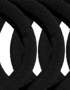 BrushArt Hair Band elastike za lase Black 6 kos
