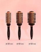 BrushArt Hair Ceramic round hairbrush keramična krtača za lase Ø 43 mm 1 kos