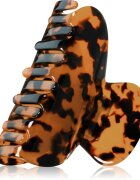 BrushArt Hair Claw clip sponka krokodilček za lase Tortoise shell dark 1 kos