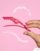 BrushArt Hair Crocodile sectioning hair clips sponke za lase 6 kos