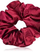 BrushArt Hair Large satin scrunchie set elastike za lase Red & Blue