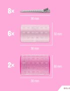 BrushArt Hair Thermal hair rollers set navijalke za lase 8 kos