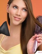 BrushArt Hair Vent blowdry hairbrush with boar bristles krtača za lase z najlonskimi in prašičjimi ščetinami Medium 1 kos