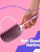 BrushArt Hair Vent blowdry hairbrush with boar bristles krtača za lase z najlonskimi in prašičjimi ščetinami Medium 1 kos