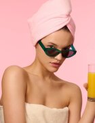 BrushArt Home Salon Hair towel brisača za lase Pink 1 kos