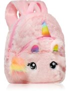 BrushArt KIDS Fluffy unicorn backpack Small otroški nahrbtnik Pink (20 x 23 cm) 1 kos