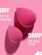 BrushArt Make-up Sponge Drop gobica za tekoči puder v obliki kapljice 1 kos
