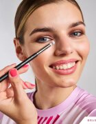 BrushArt Professional B8 Pencil shader brush čopič za natančno nanašanje senčil B8 1 kos
