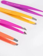Brushworks Combination Tweezer Set set pincet za obrvi vrsta Brights 4 kos