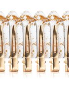Brushworks Gold Flake No Crease Clips sponke za lase prosojne 6 kos