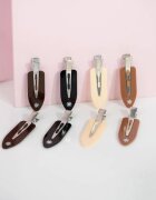 Brushworks No Crease Clips sponke za lase Nude