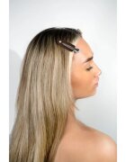 Brushworks No Crease Clips sponke za lase Nude