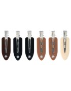 Brushworks No Crease Clips sponke za lase Nude