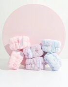 Brushworks Pastel Microfibre Wrist Wash Bands zapestnice proti brizganju vode pri umivanju obraza 6 kos