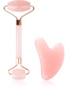 Brushworks Resin Rose Roller & Gua Sha set za nego obraza